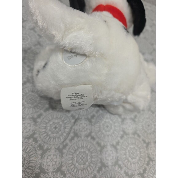 10" Disney Store 101 Dalmatians Plush‎ Puppy Dog Red Collar Stuffed Animal Toy - Picture 5 of 8